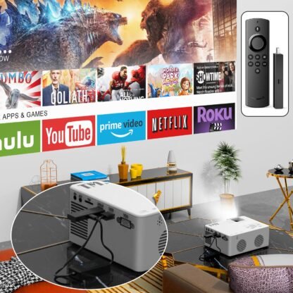 Video Projecteur avec écran 4K – Image 4
