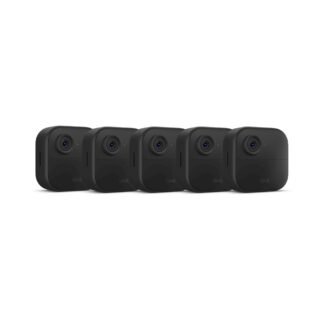 Cameras Surveillance Blink Outdoor 4 Système à 5 Caméras, caméra de sécurité intelligente sans fil, autonomie de deux ans, audio bidirectionnel.